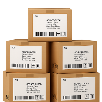 conjunto de cajas co